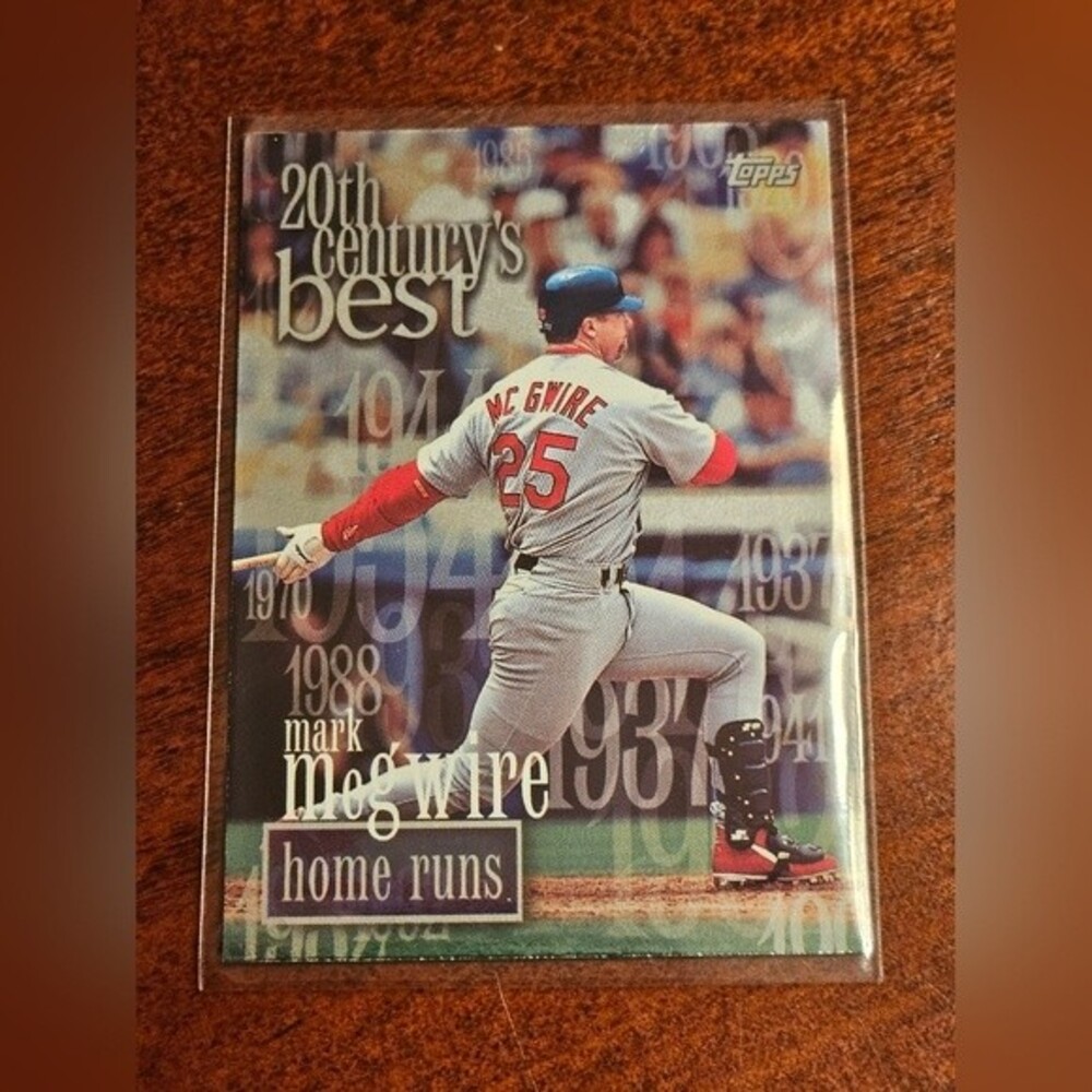 #232 Mark McGwire MLB Collectible Card